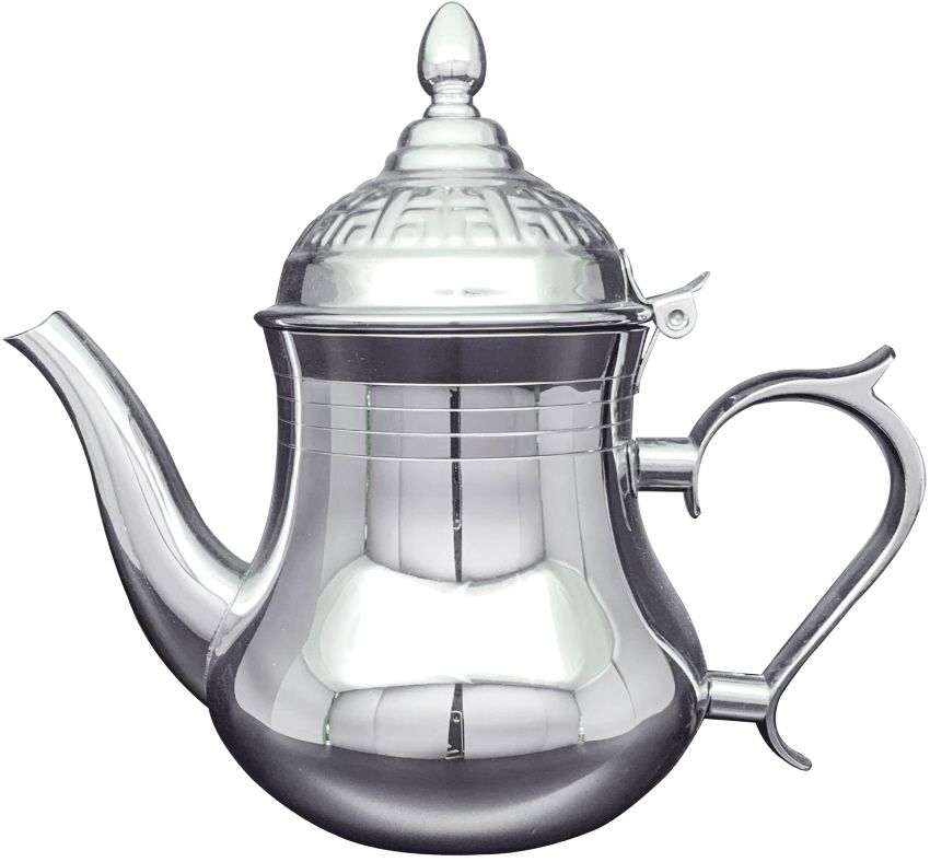Marokkaanse theepot van 18/10 RVS – Arabische theepot, 0,8 of 1,5 liter – foto 3