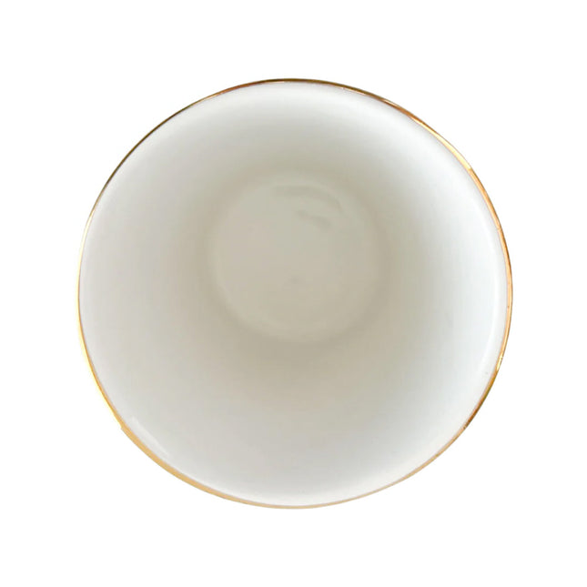 Mug with handle and Gold Rim - Empreinte