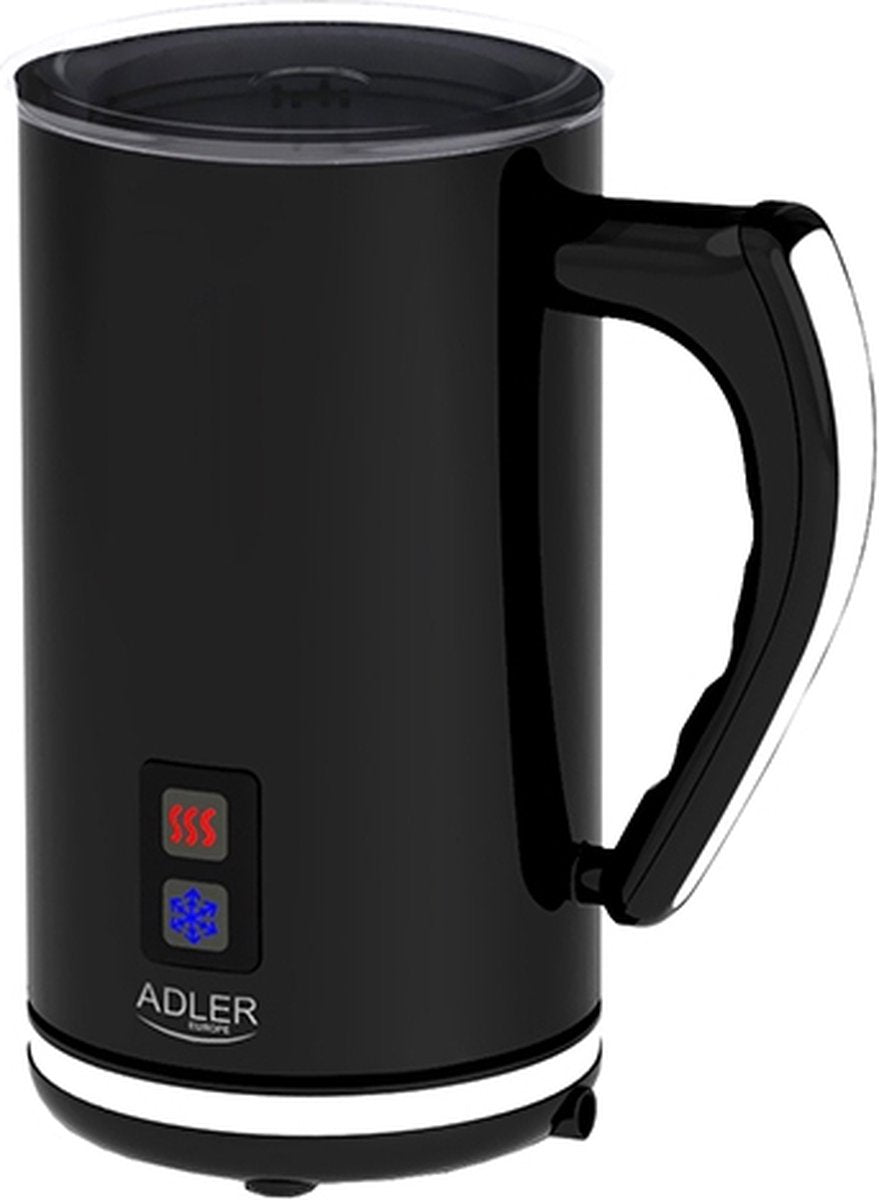 Adler melkopschuimer 4478 – schuimt en verwarmt melk, rvs, 500 W