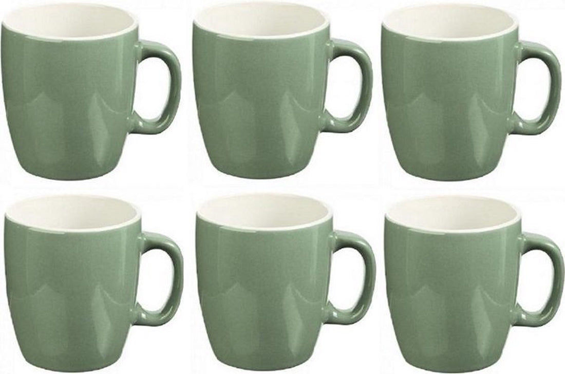 Secret de Gourmet Senseo mokken 160 ml – set van 6, wit, rood of mintgroen – foto 6