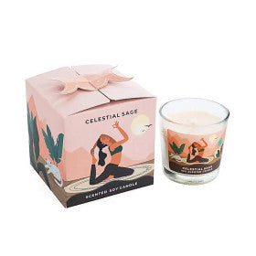 Organic Goodness geurkaars Palo Santo & cederhout – sojawas in glazen pot – foto 11