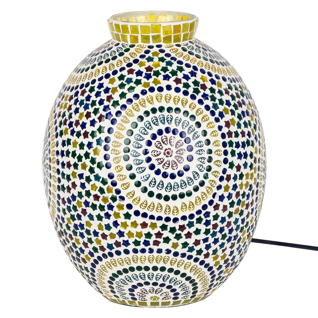 Mosaic table lamp - 25 cm