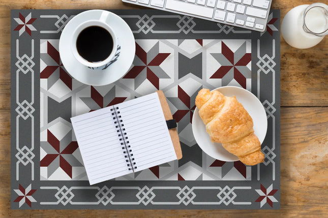Mosaic vinyl table mat Roma