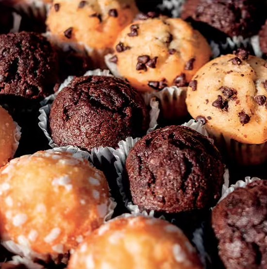 Siliconen muffinvorm met 12 vormen – 33 x 23,1 x 3,6 cm – foto 2