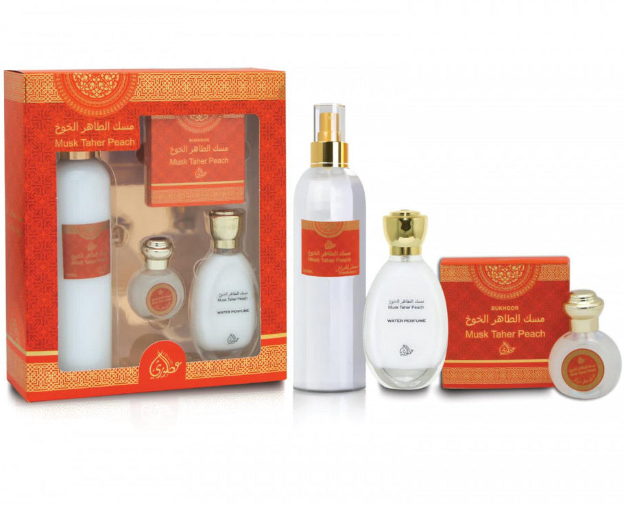 Musk Taher Peach Giftset – cadeauset met musk parfumolie