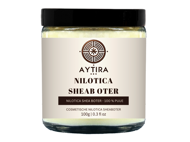 Aytira Nilotica sheaboter – 100% puur en koudgeperst, voor huid en haar – foto 2