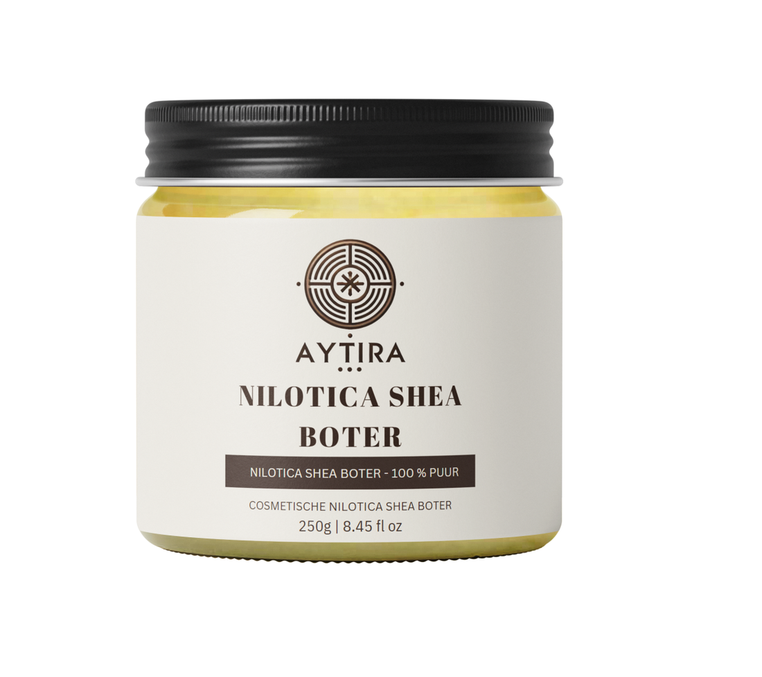 Aytira Nilotica sheaboter – 100% puur en koudgeperst, voor huid en haar – foto 4