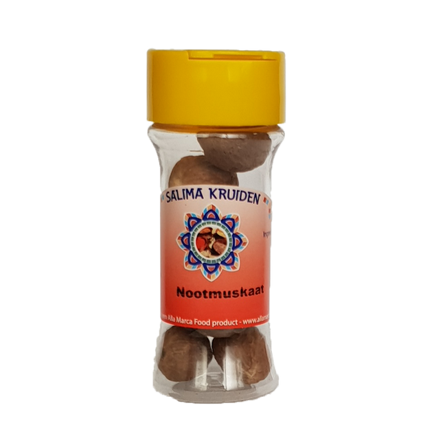 Salima nootmuskaat bollen heel – aromatische specerij, 25 gram – foto 2