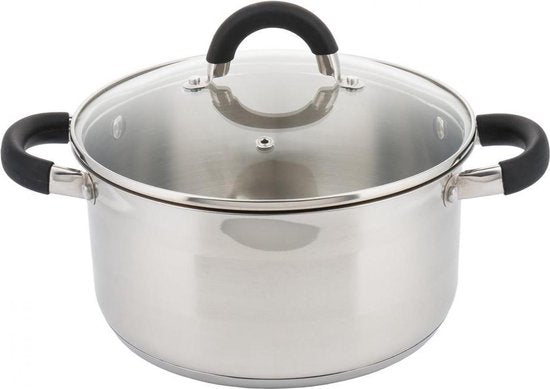 Kinghoff kookpan met deksel – 18/10 edelstaal, Ø 16, 18 of 22 cm – foto 3