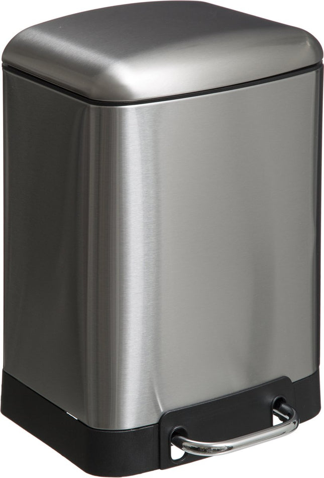5Five pedaalemmer Ariane 6 liter – prullenbak van RVS met soft-close deksel – foto 4