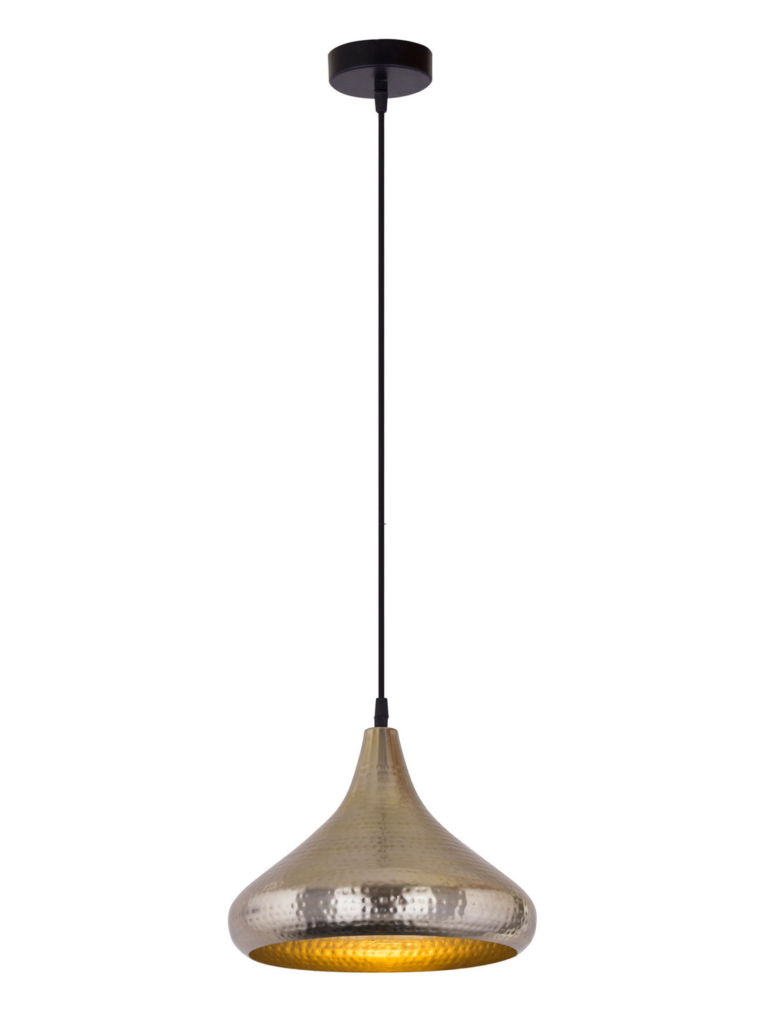 Plafonnier goutte d'eau doré / argenté vintage