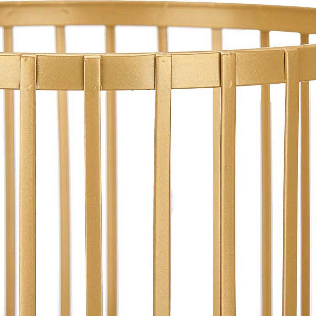 Set van 2 gouden Plantenbakken - Bloempot - Plantentafel