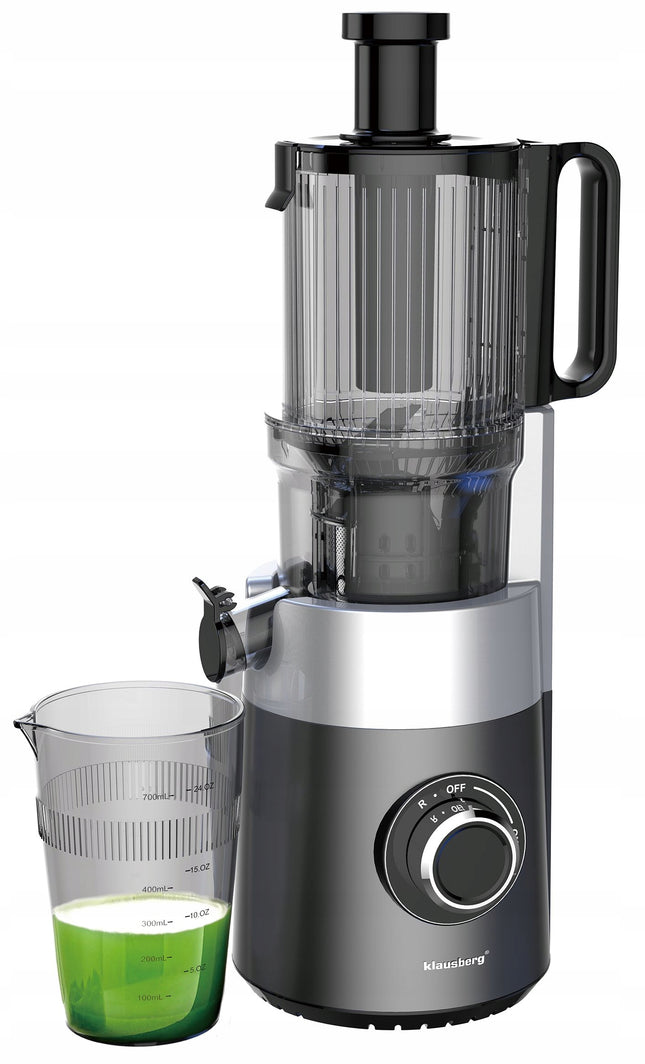 Klausberg KB-7881 slowjuicer voor groenten en fruit – 113 mm vulopening, 180 W – foto 2