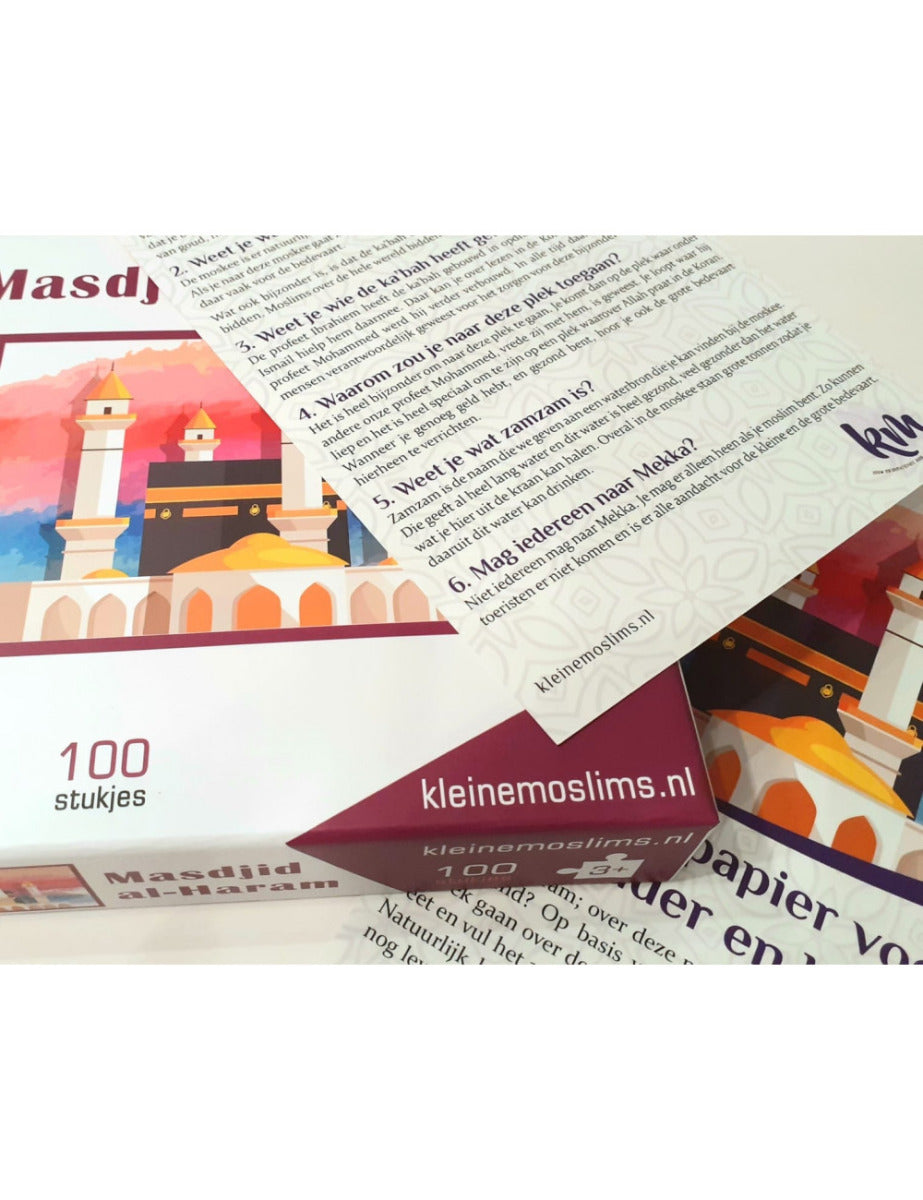 Puzzel Masdjid al-Haram – 100 stukjes met praatpapier over de Ka'bah – foto 2
