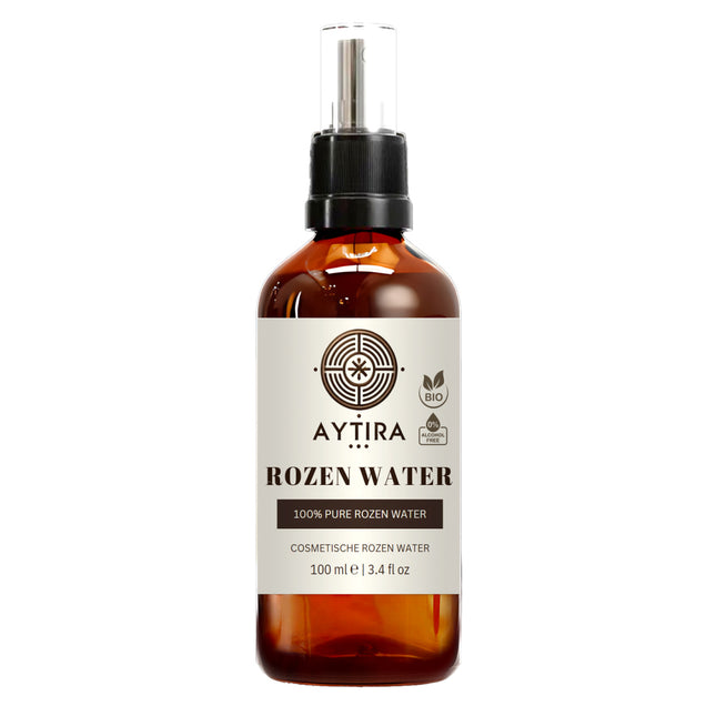 Aytira rozenwater spray 100 ml – alcoholvrije gezichtstoner, Rosa damascena – foto 2