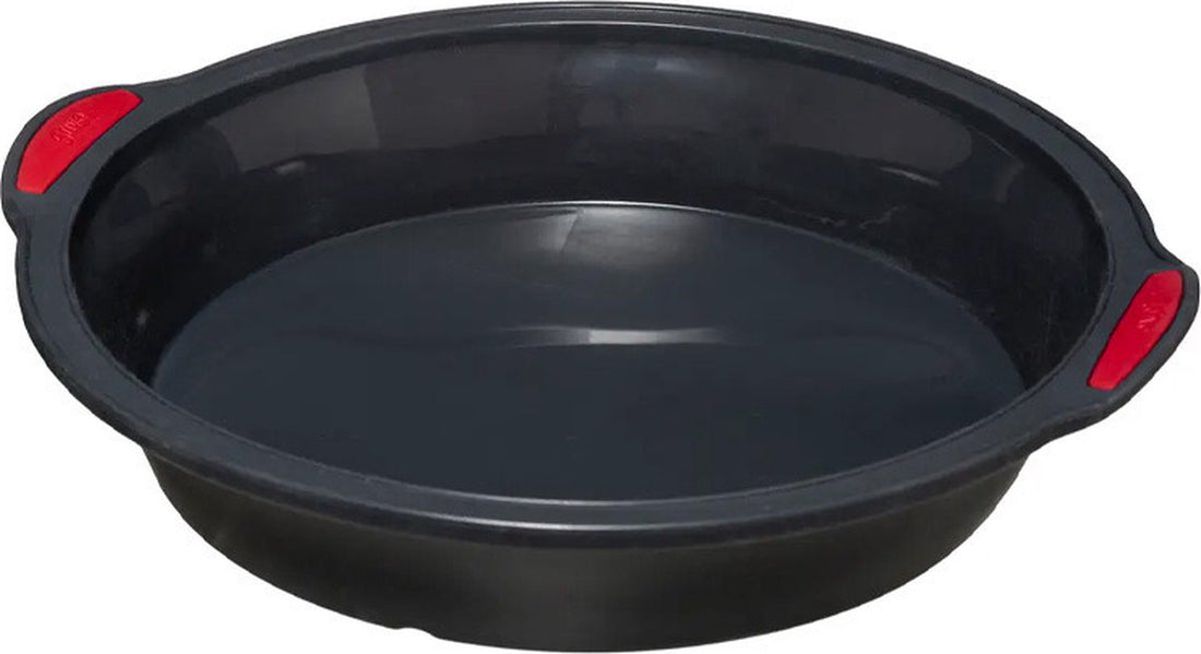 Secret de Gourmet siliconen taartvorm met handvatten Ø 24 cm – zwart