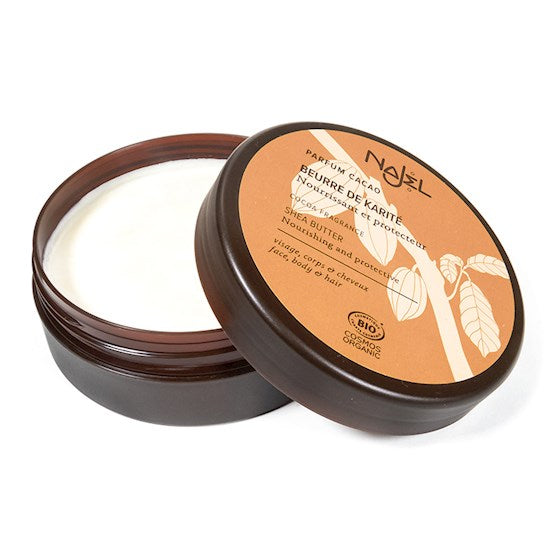 Najel sheaboter cacao – biologisch, 100% natuurlijk, voor huid en haar
