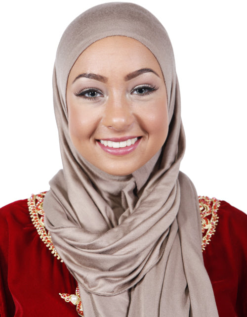 Katoenen stretch sjaal – hoofddoek van katoen, niet doorschijnend, 170 x 60 cm – foto 10
