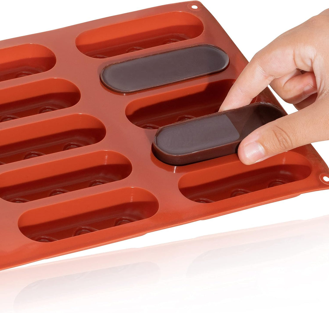 Siliconen bakvorm voor chocolade, cupcakes, kaarsen en hars – 29,9 x 24 cm – foto 5
