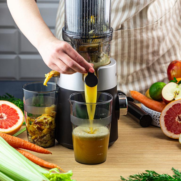 Klausberg KB-7871 slowjuicer – cold press juicer met brede vulopening, 180 W – foto 3