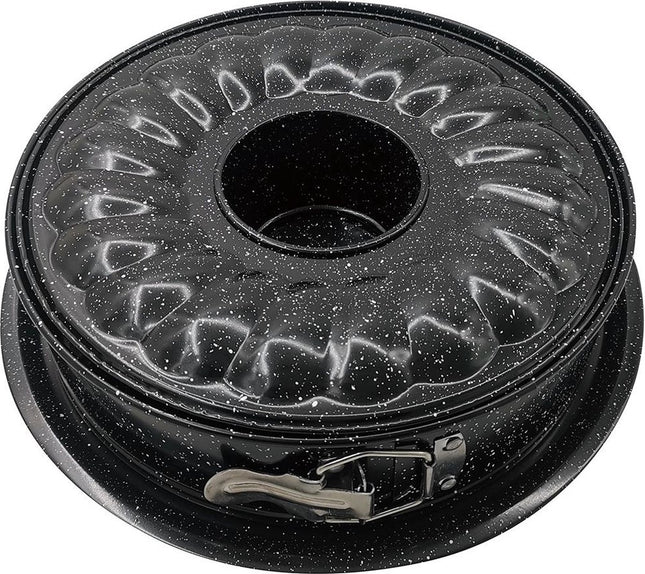 Kinghoff taartvorm 24 cm met cupcake-binnenkant – antiaanbaklaag