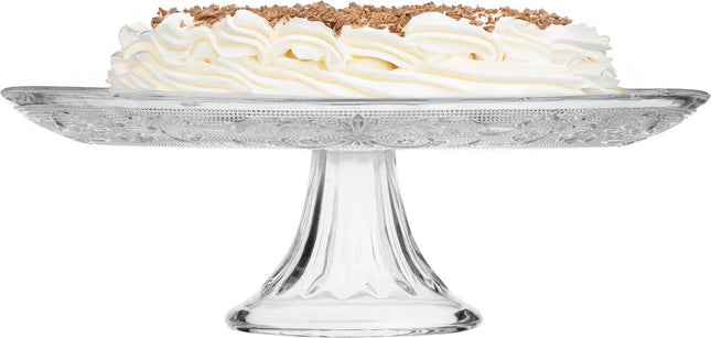 Secret de Gourmet glazen taartplateau Renaissance op voet – Ø 29 cm