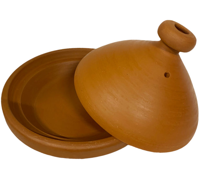 Marokkaanse tajine van ongeglazuurd aardewerk – handgemaakt, Ø 30 of 34 cm – foto 2