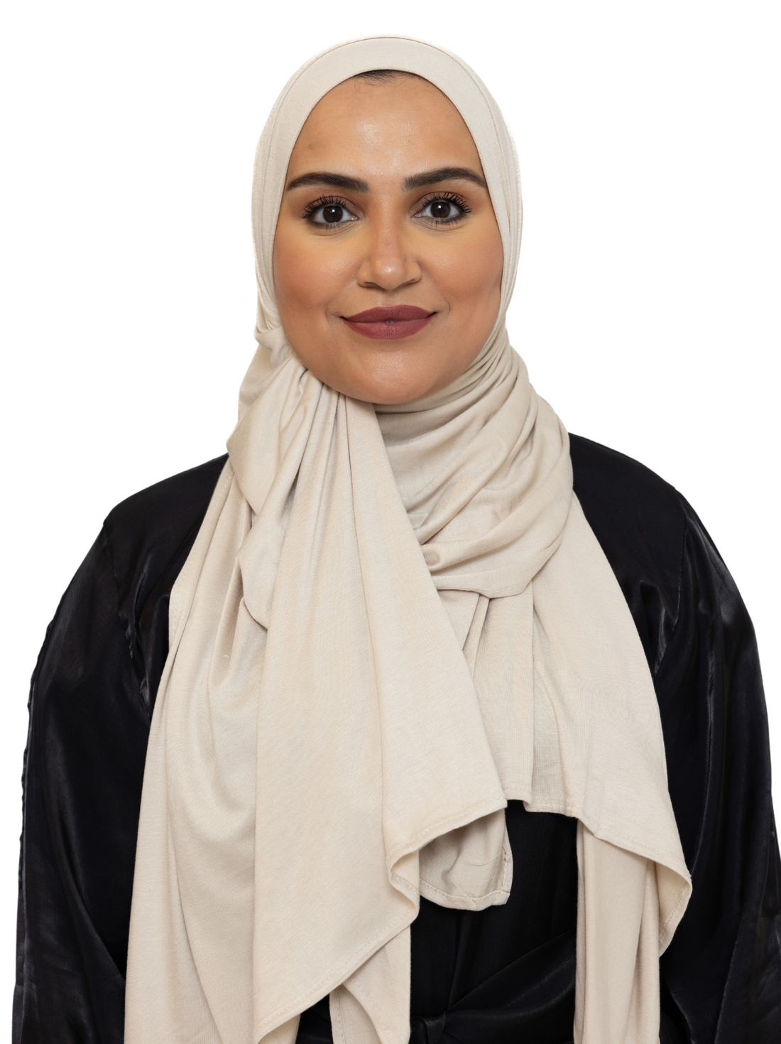 Katoenen stretch sjaal – hoofddoek van katoen, niet doorschijnend, 170 x 60 cm – foto 28