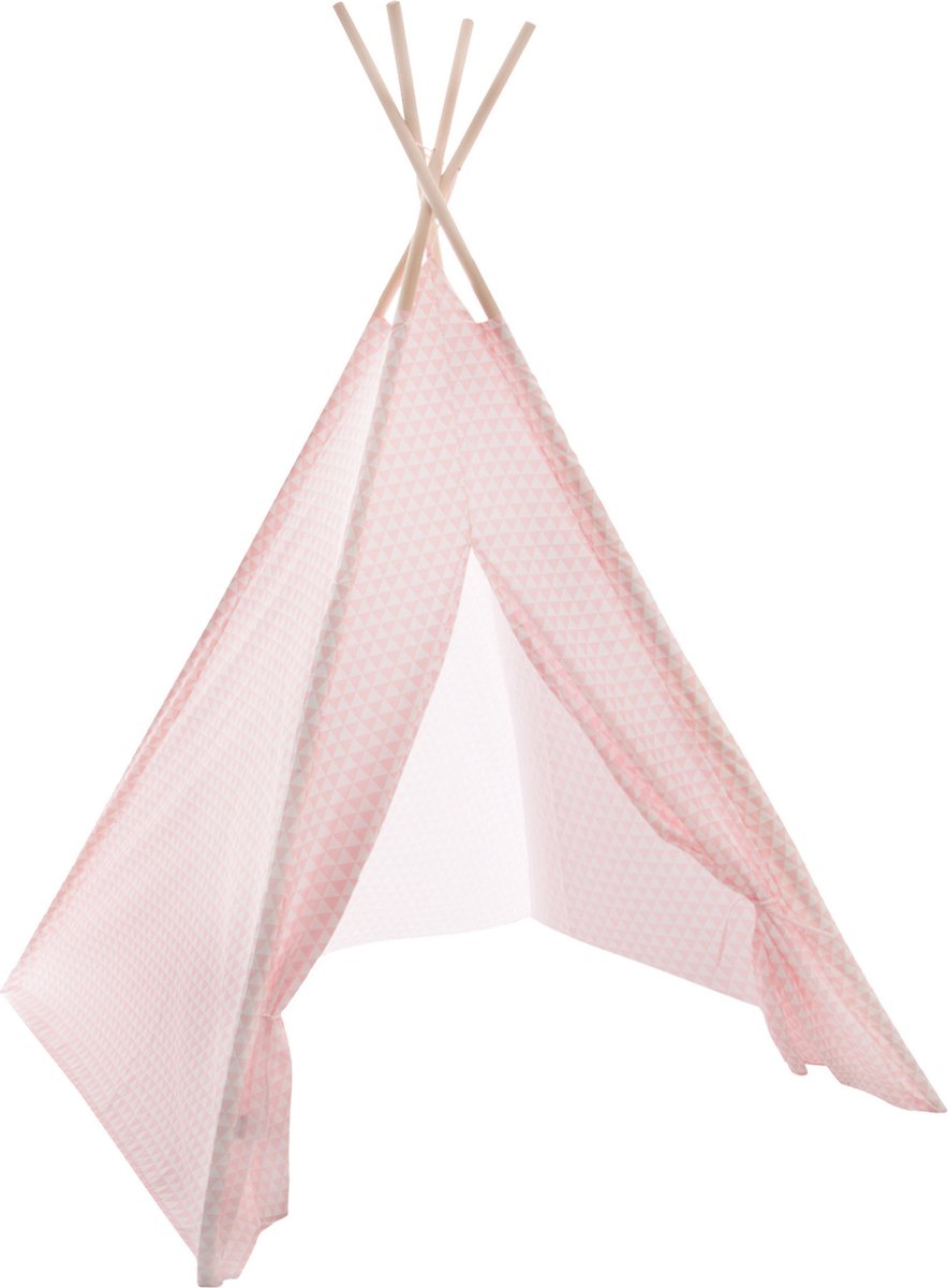 Atmosphera tipi-tent voor kinderen – roze speeltent, 120 x 120 x 160 cm