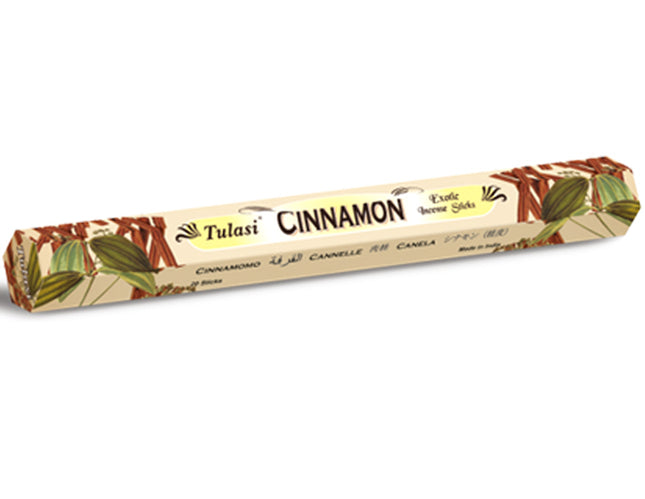 Tulasi Cinnamon wierookstokjes – kaneelgeur, handgerold in India