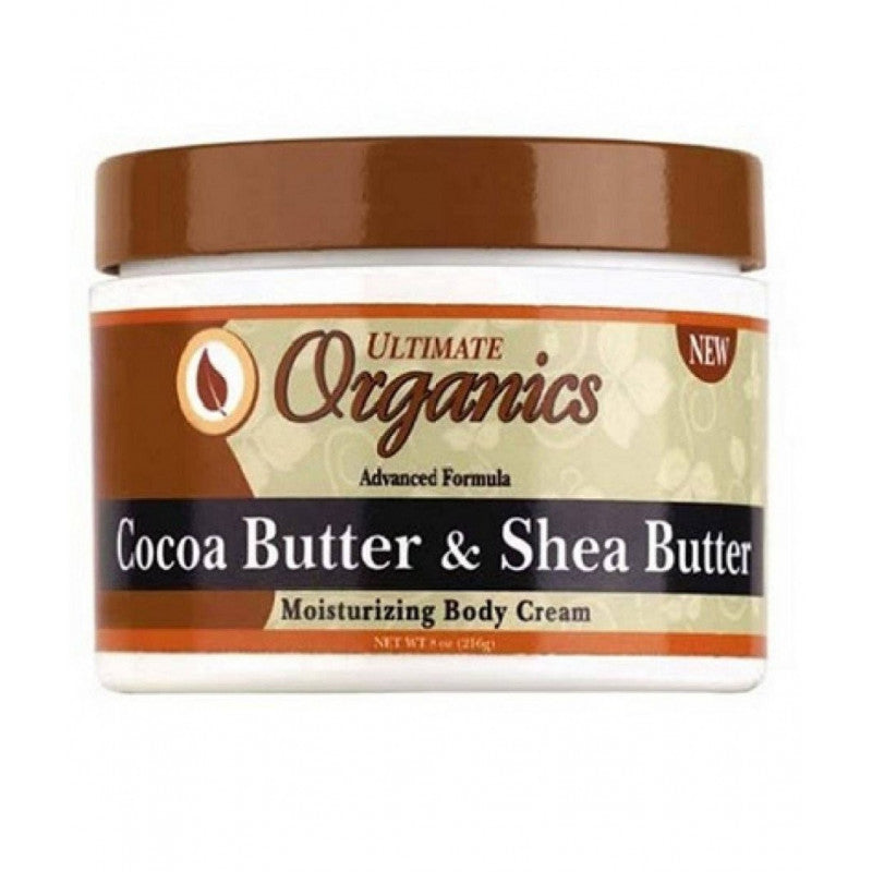 Ultimate Organic Cocoa & Shea Butter Body Cream – met cacao- en sheaboter