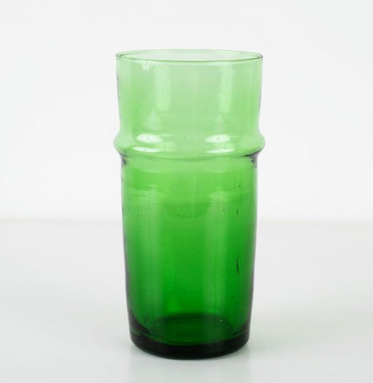 Marokkaanse Beldi vaas van gerecycled glas – mondgeblazen, 20 cm – foto 3