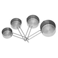 Kinghoff 4025 maatbekers van rvs – set van 4: 60, 80, 125 en 250 ml – foto 4