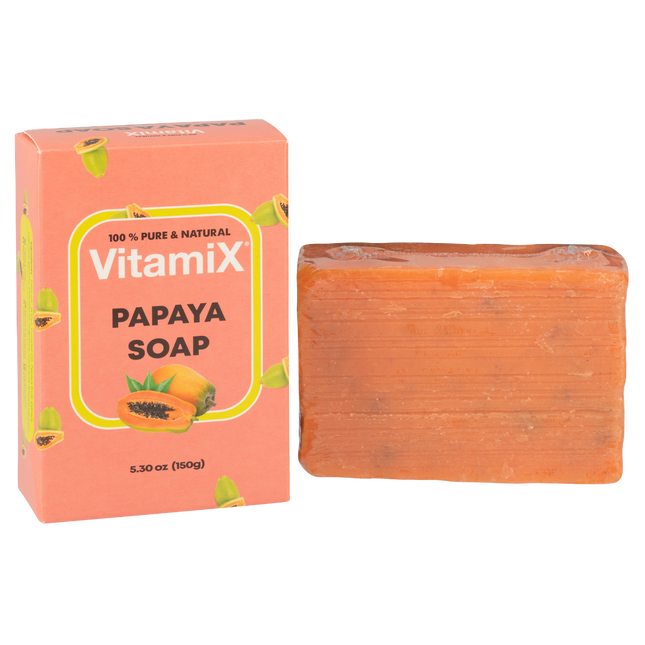 Vitamix 100% Natural Papaya Soap – papajazeep met papaja-extract, 150 g
