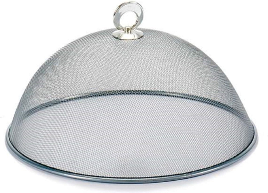 Cloche à gâteaux/aliments en métal 30 cm