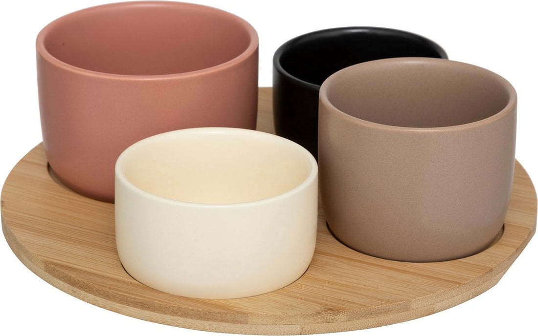 Secret de Gourmet Wavy Bliss Ensemble Apéritif - 5 pièces - Multicolore