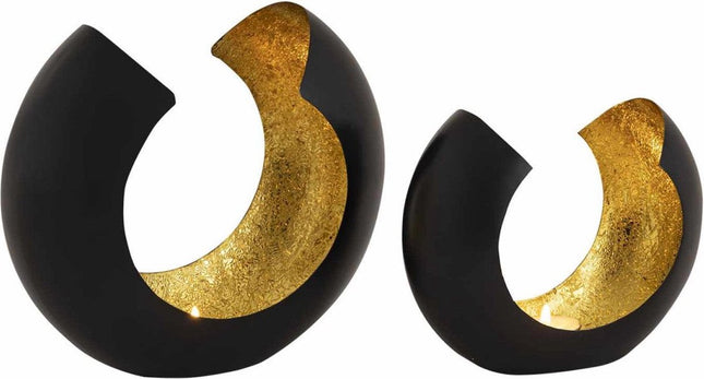 Set of 2 Lanterns - Tea Light Holder Set 2-piece Omega