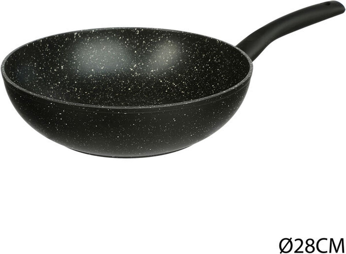 Secret de Gourmet Nature wokpan – zwart gesmeed staal, Ø 28 cm, ook inductie – foto 3