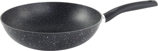 Secret de Gourmet Nature wokpan – zwart gesmeed staal, Ø 28 cm, ook inductie