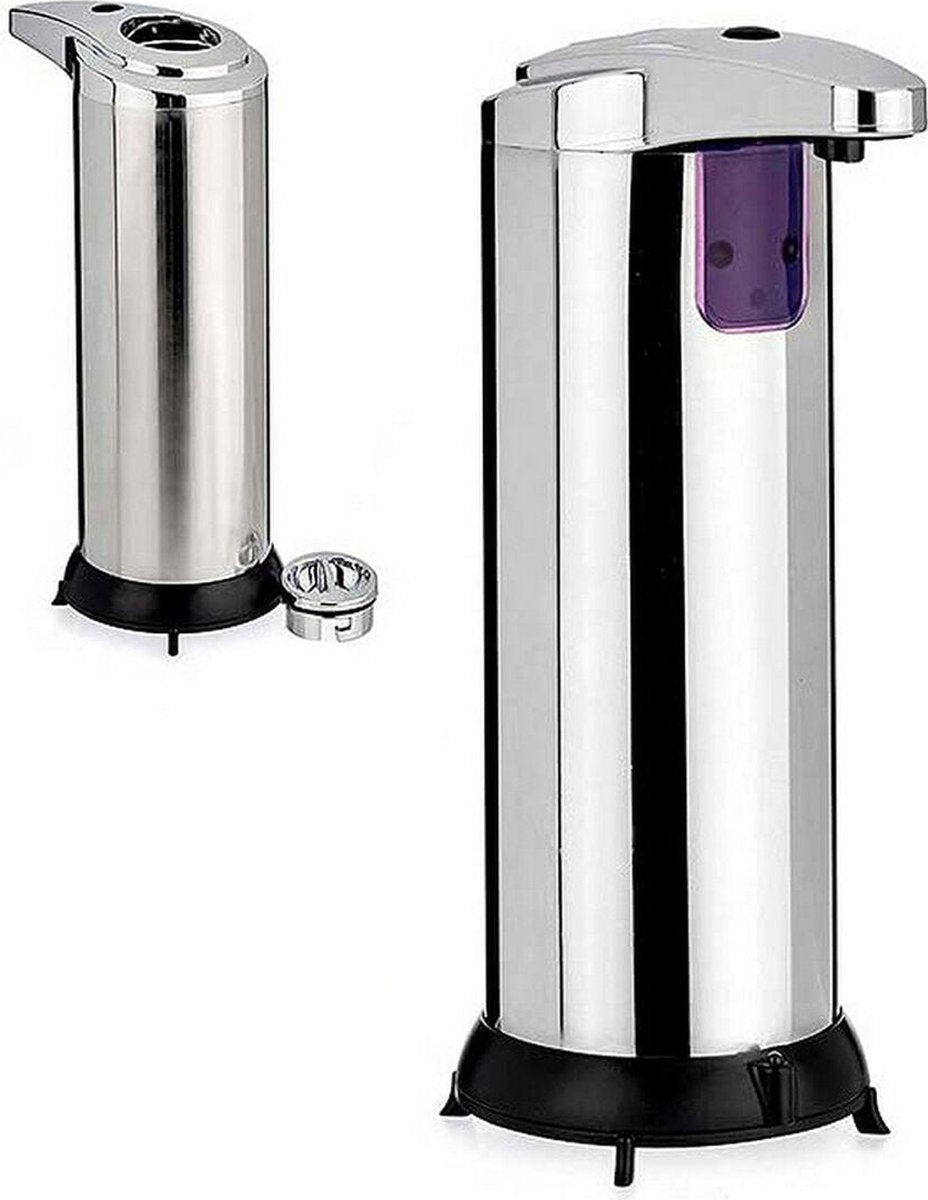 Berilo zeepdispenser met sensor – automatisch, zilverkleurig, 220 ml
