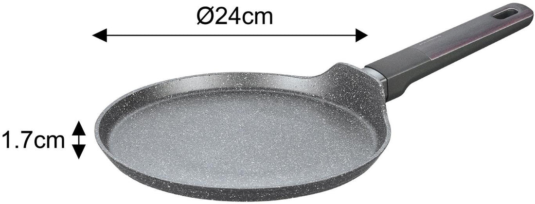 Klausberg 12-delige pannenset met marmeren coating – grijs, glazen deksels – foto 5