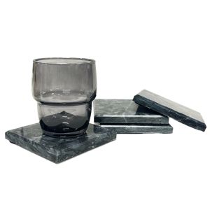 Marmeren Onderzetters voor glazen - 4 stk