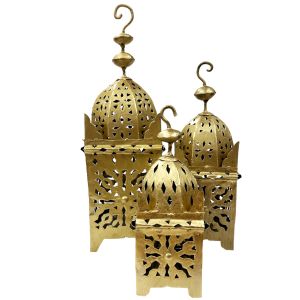 Marokkaanse Lantaarn Zwart klassieker goud