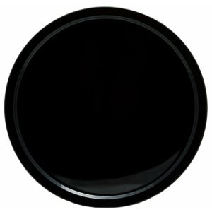 Melamine bord rond zwart