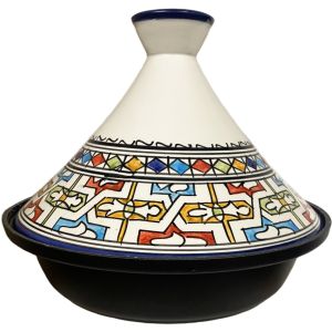 Cuilina | Tajine Fes Ø30cm - Inductie – Handgemaakt kleurrijke keramiek